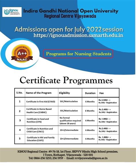 IGNOU-RC-Vijayawada - About Us - Brochures