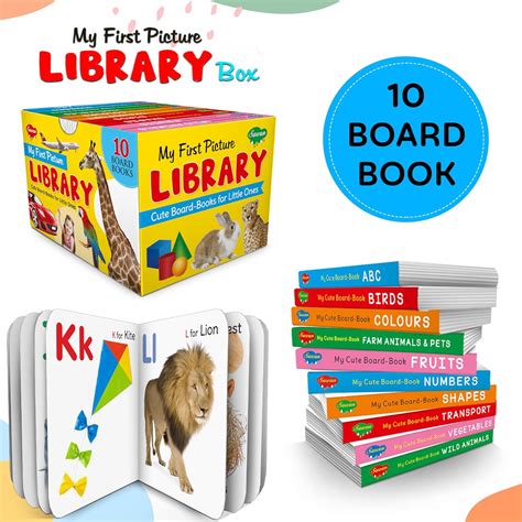 Buy Toddlers learning library box set : Learning board book for kids ...