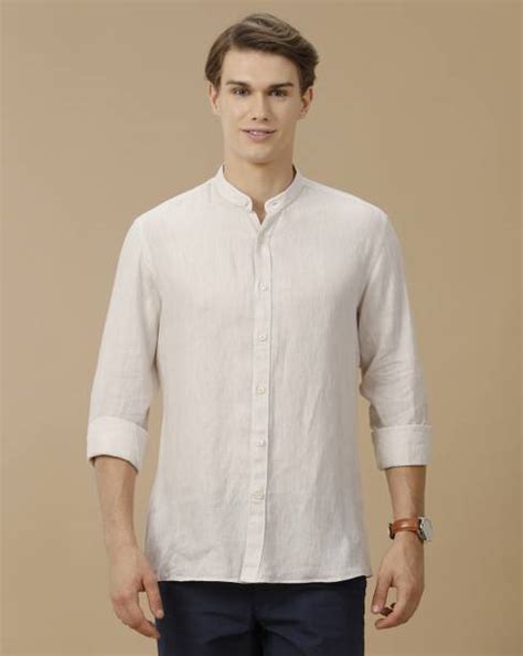 Chinese Collar Linen Shirts - Buy Chinese Collar Linen Shirts online at ...