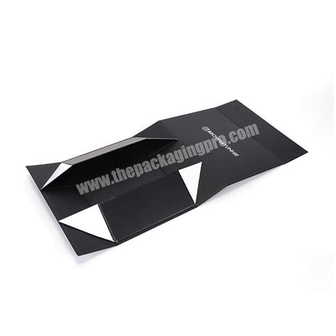 Custom Logo Branded Black Shoes Box Design