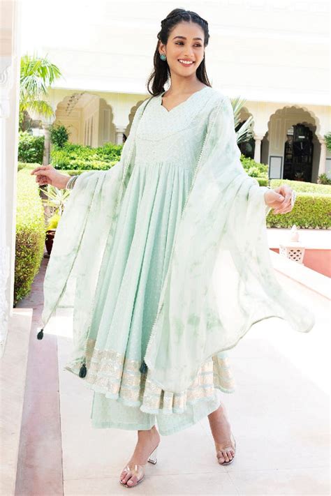 Buy Chiffon Salwar Kameez & Suit Set With Dupatta For Women – EverBloom
