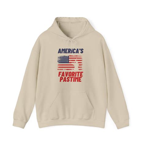 Baseball Hoodie, America's Favorite Pastime, Unisex - Walmart.com