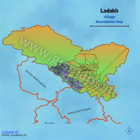 Ladakh Village Maps