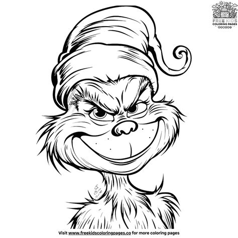 Mr Grinch Coloring Pages