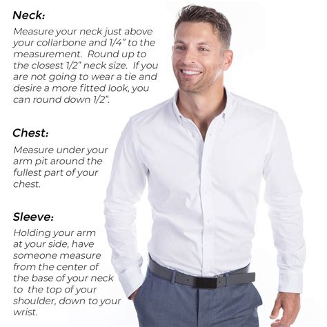 The Ultimate Guide to Dress Shirt Sizing: How to Determine Your Ideal ...
