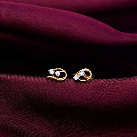 Shop Gold and Lab Diamond Earrings for Women Online | GIVA Jewellery ...