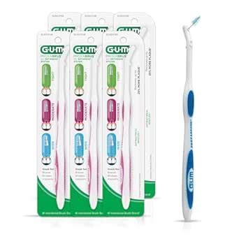GUM - 10070942006252 Proxabrush Permanent Handle with Tight, Moderate ...