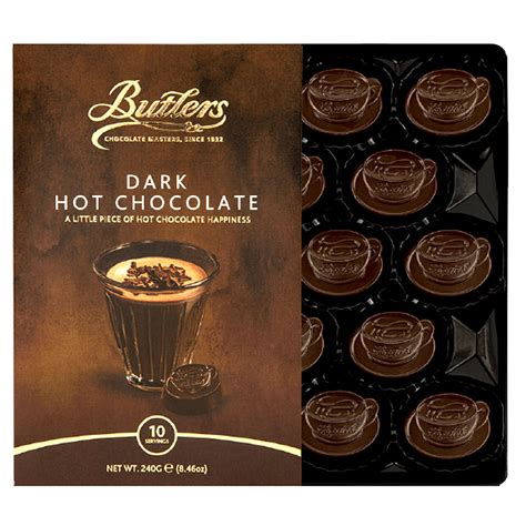 Butlers Hot Cocoa Meltaways, Dark Chocolate, 8.46 oz - The Taste of Germany