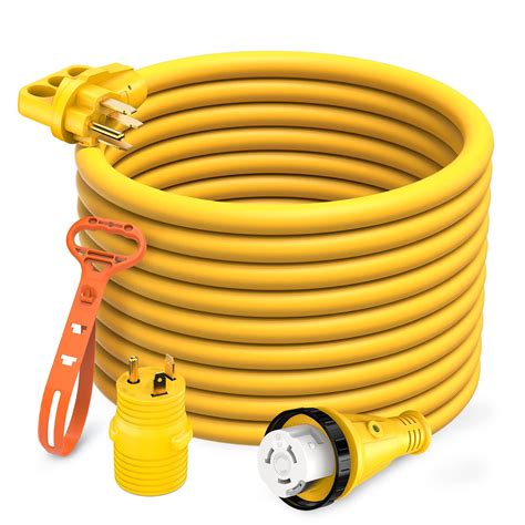 Kohree 50' RV Power Extension Cord 50 Amp with Grip Handle, NEMA 14-50P ...