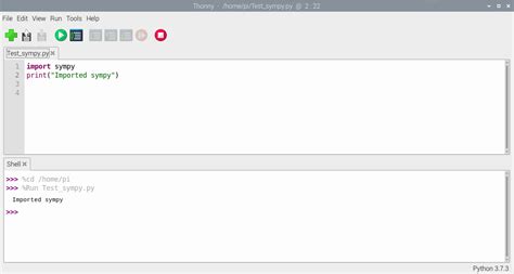 Install SymPy Python 的图像结果