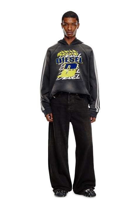 Relaxed Jeans - D-Rise | ブラック/ ダークグレー | メンズ | DIESEL