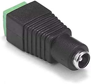 Global Tech CCTV Camera 5.5mm x 2.1mm DC Power Cable Female Plug ...