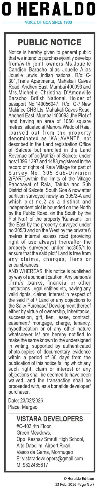 23-02-2026_007 - O Herald 23-02-2026 - oHeraldo ePaper – English ...