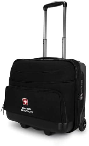 Buy SWISS MILITARY PILOTPRO Hard-Soft Overnighter Cabin Luggage Travel ...