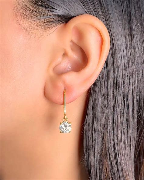 Lightcoded Iris Round Silver Gold-plated Loop Earrings - Vani Kabir ...