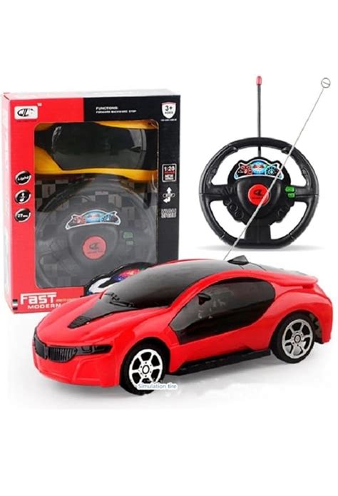 HK Toys Wireless Remote Control Fast Modern Car with 3D Light CAR_RC8 ...