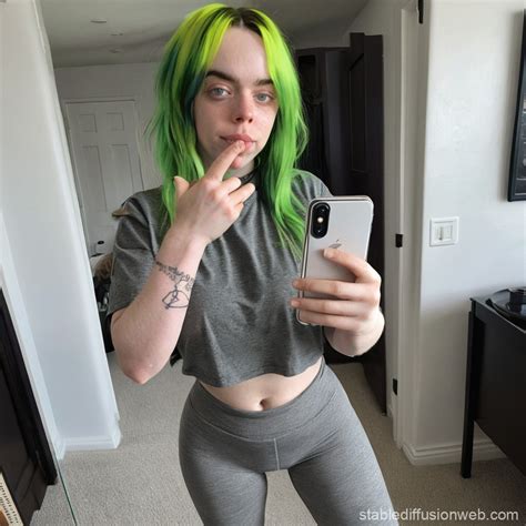 Billie Eilish Mirror Selfie | Stable Diffusion Online
