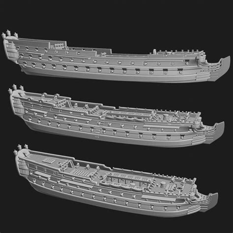 ES Spanish 3rd rates (San Juan Nepomuceno, Bahama, San Ildefenso, San ...