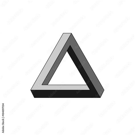 Image result for Impossible Triangle Vector