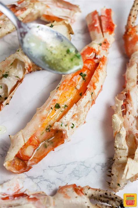 Grilled Crab Legs with Garlic Butter - Sunday Supper Movement