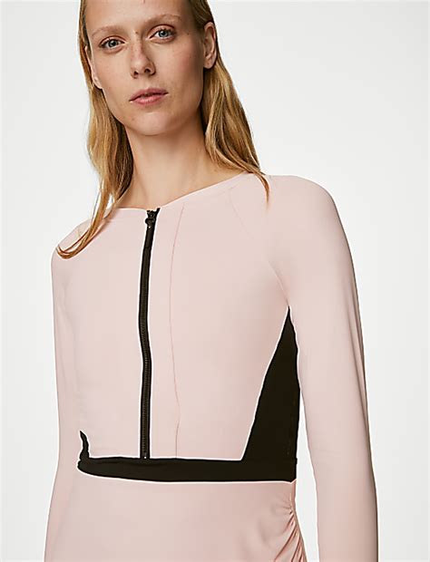 Buy Printed High Neck Swimsuit at Marks & Spencer