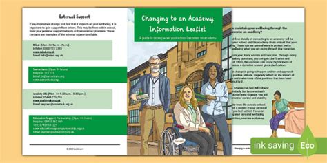 Changing to an Academy Information Leaflet for Staff Support
