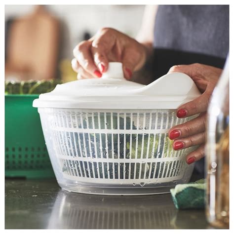 UPPFYLLD salad spinner, white - IKEA