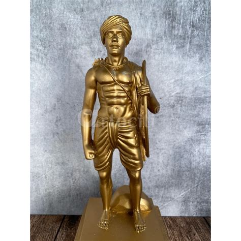 11X4 Inch Birsa Munda Warrior Sculpture Statue | Table Display