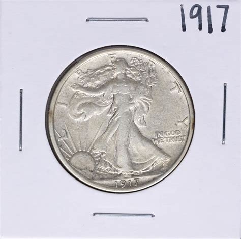 1917 Walking Liberty Half Dollar Coin