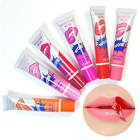Generic Chocolate Red Lip Gloss matte waterproof lipstick Peel Mask ...