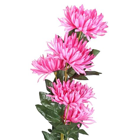 Springsmiths Aster Artificial Flower Sticks for Vase - Light Pink ...