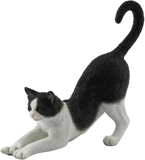 Veronese Design Black and White Cat Stretching India | Ubuy
