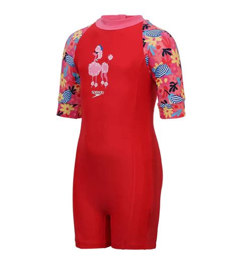 Speedo Girls Endurance 10 Essential All In One Suit For Tots ...