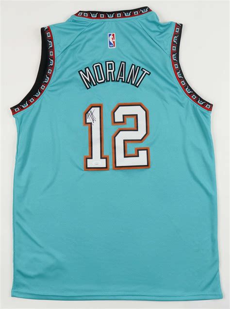 Ja Morant Signed Throwback Vancouver Grizzlies Jersey (JSA) | Pristine ...