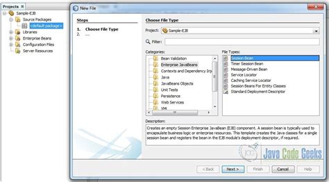 EJB in Java Tutorial 的图像结果