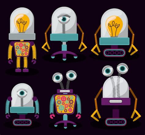 Image result for Robot Vector Design