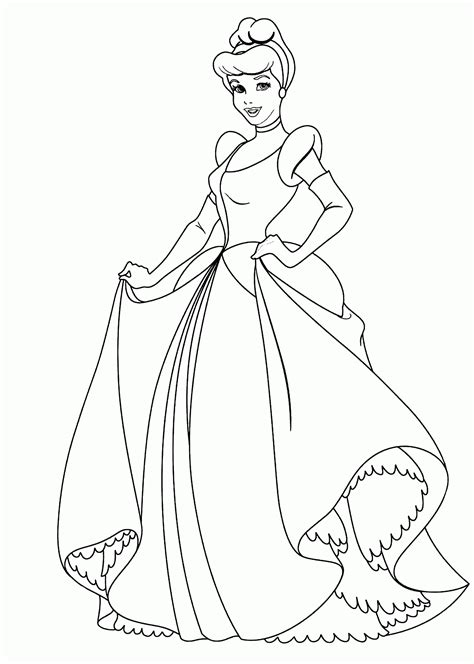 Free Printable Cinderella Coloring Pages