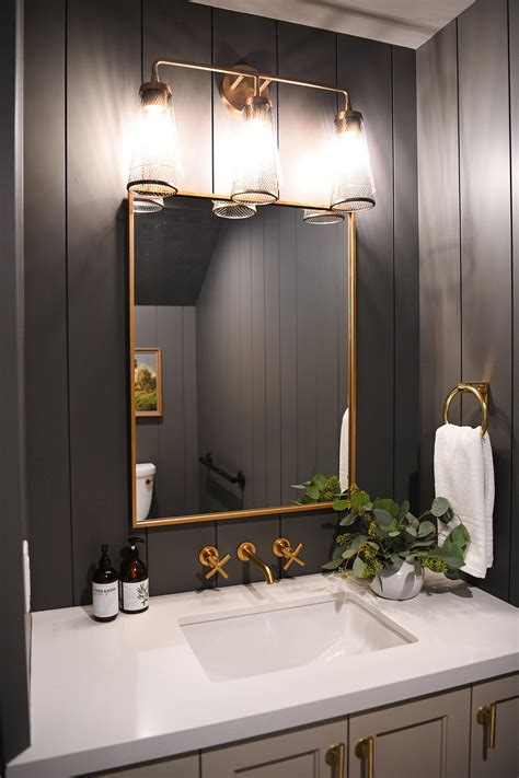 Powder Bathroom Ideas : Midway Modern Farmhouse — Pink Peppermint Design