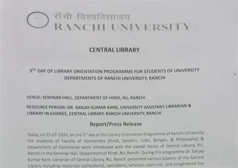 Central Library | Ranchi University