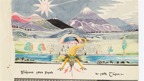 Marquette exhibit shows the creation of Tolkien's "Lord of the Rings" - J.R.r. Tolkien Illustrations