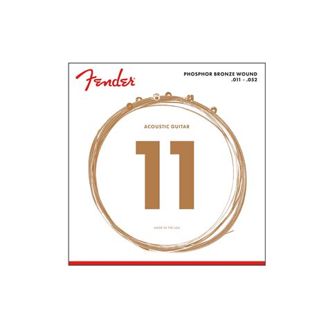 Fender 60CL Phosphor Bronze Acoustic Strings 11 - 52 – 16th Audio