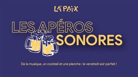 Les Apéros Sonores du vendredi , 10 rue de ronde, 39000 Lons-le-Saunier ...