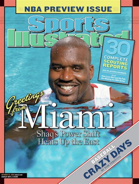 Miami Heat Shaquille Oneal, 2004-05 Nba Basketball Preview Sports ...
