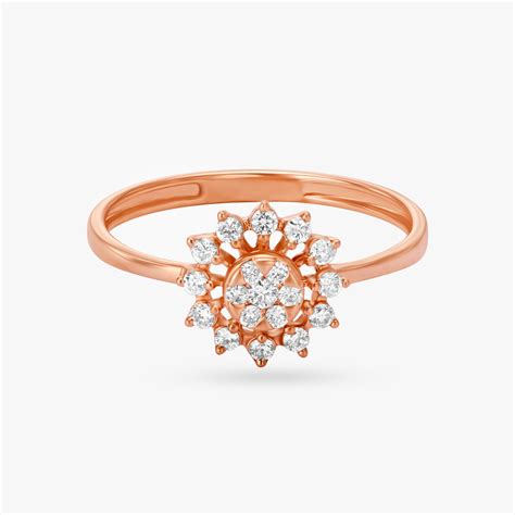 Sunflower Charn Diamond Ring