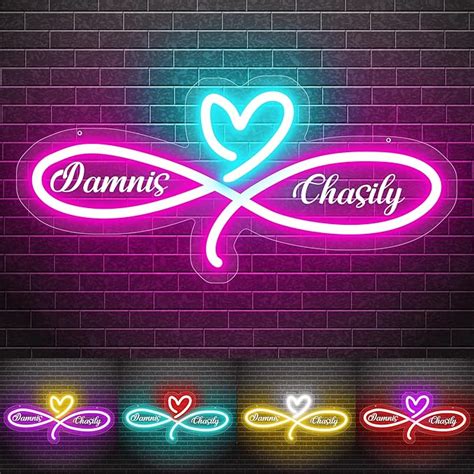 Personalized Couple Name Neon – MyPhotoPrint.in