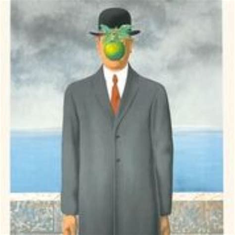 Man With An Apple Painting - Rene Magritte - Canvas Prints by Rene ...
