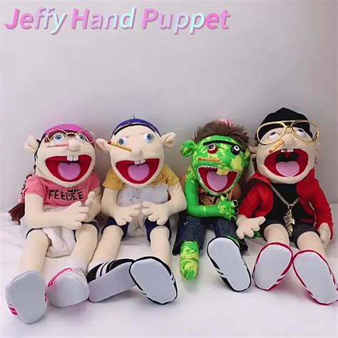 Sml Jeffy Puppet Doll Plush Fabric Polyester Cotton Non Woven Handmade ...
