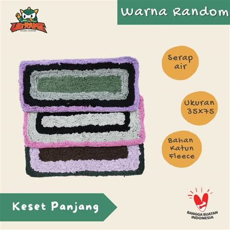 Jual Ultramat - Keset Kaki Tebal 2cm/ Keset Panjang / Keset Jumbo bahan ...