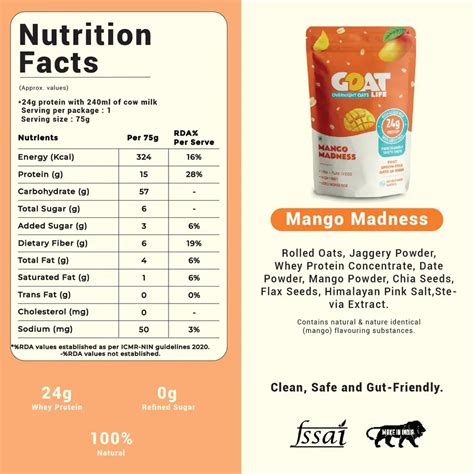 Mango Madness Oats - Energy to Keep Going | Goat Life at Toastd