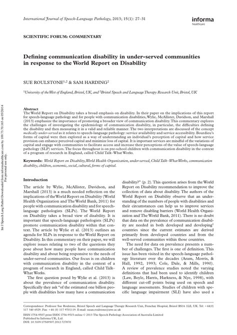 Forms of Communication Disability 的图像结果